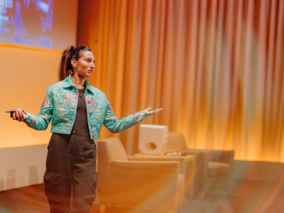 Deborah on stage